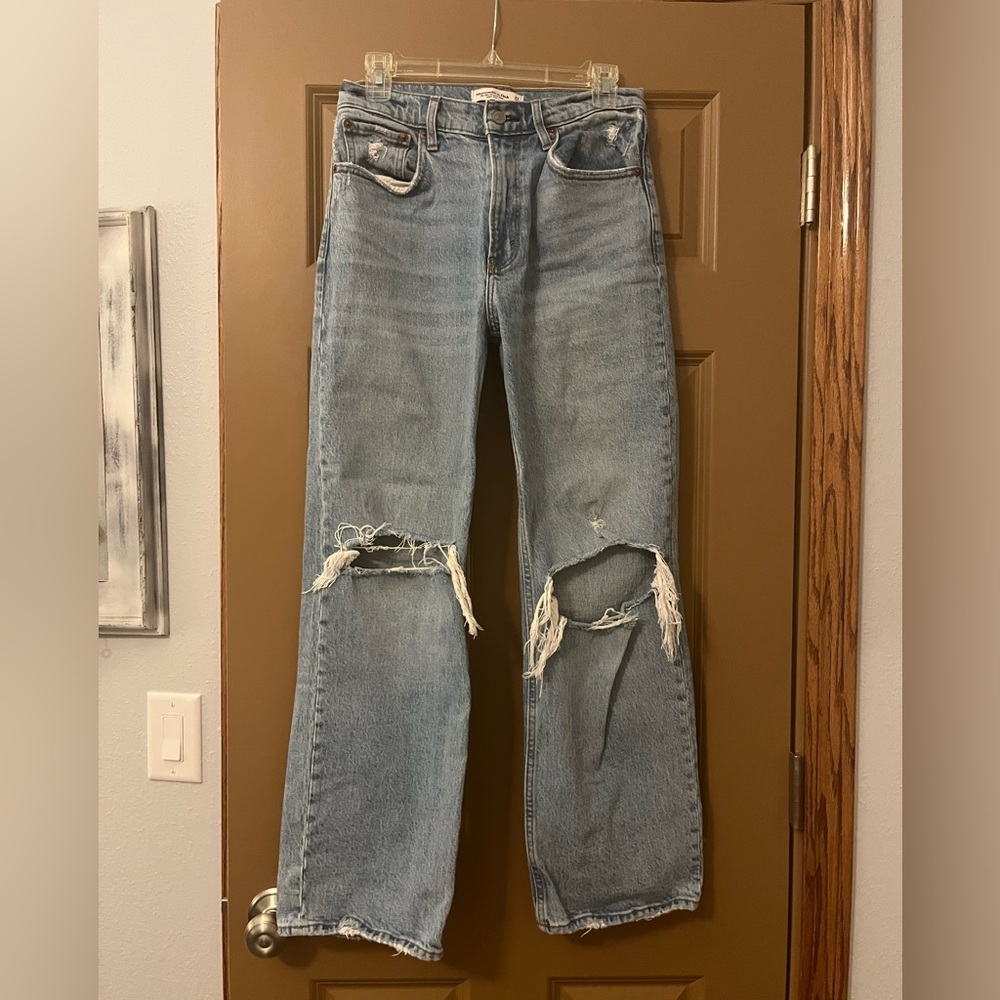 Abercrombie 90s relaxed high rise 27 short